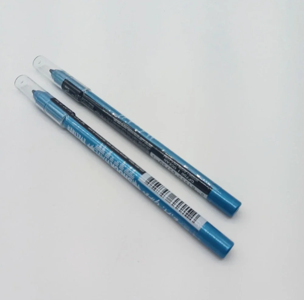 Lot of 2 L.A. Girl Shockwave Ocean Metallic Eyeliner Pencil 0.04oz